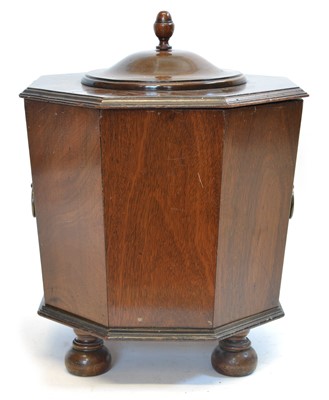 Lot 328 - Mid-20th-century mahogany coal bin