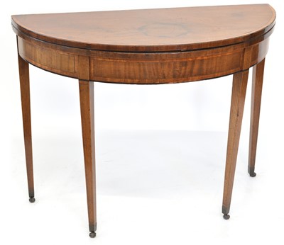 Lot 383 - Foldover tea table
