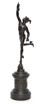 Lot 114 - Bronze figure of Mercury