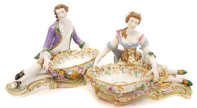 Lot 221 - Pair of Minton bon-bon dishes