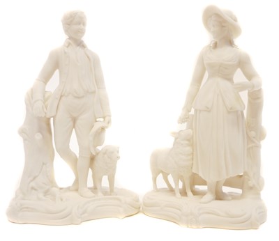 Lot 126 - Pair of Minton Parian figures
