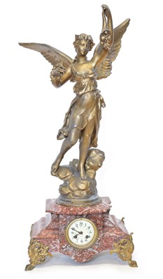 Lot 284 - Mid-19th-century mantle clock