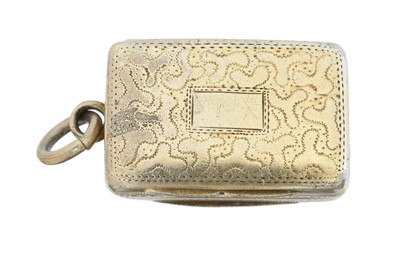 Lot 167 - A George IV silver vinaigrette