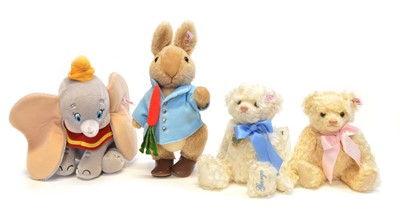 Lot 230 - Four Steiff teddy bears