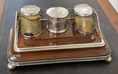 Lot 258 - Victorian inkstand