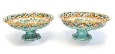 Lot 71 - Pair of Della Robbia Tazza