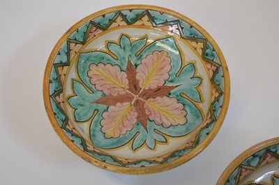 Lot 71 - Pair of Della Robbia Tazza