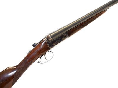 Lot 438 - AYA 12 bore side by side shotgun LICENCE REQUIRED
