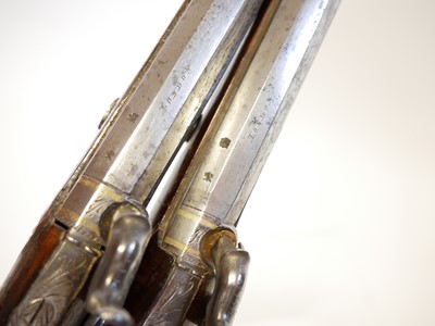 Lot 7 - Pair of percussion pistols by Wadsworth of London