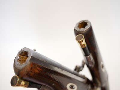Lot 7 - Pair of percussion pistols by Wadsworth of London