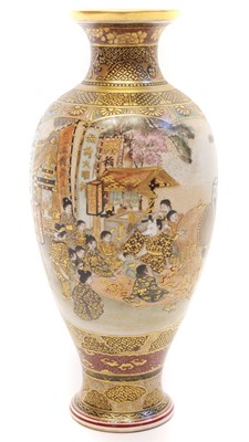 Lot 241 - Japanese Satsuma vase