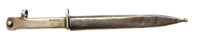 Lot 342 - Turkish Ersatz bayonet and scabbard