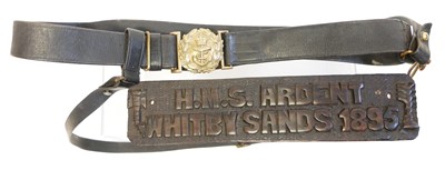 Lot 373 - Royal Navy officers belt