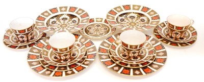 Lot 199 - Royal Crown Derby 1128 four piece tea service