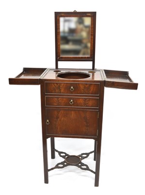 Lot 332 - George III mahogany washstand