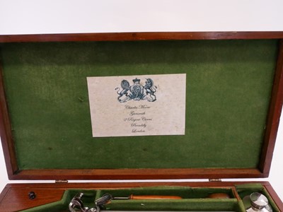 Lot 2 - Pair of flintlock pistols by Moore