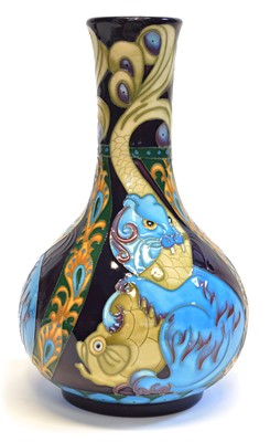 Lot 84 - Moorcroft Nemeses pattern vase