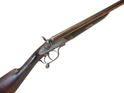 Lot 106 - John Dickson Edinburgh 12 bore hammer gun LICENCE REQUIRED
