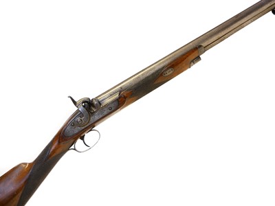 Lot 37 - Percussion single barrel shotgun