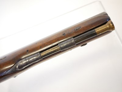 Lot 4 - Percussion Officers pistol by R. Noyes Jnr