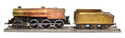 Lot 155 - Doris 3 1/2" gauge 4-6-0 live steam locomotive and tender