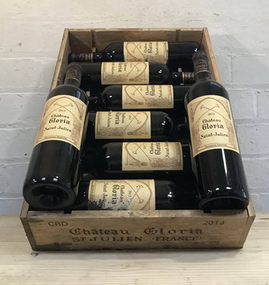 Lot 5 - 8 Bottles Chateau Gloria Cru Bourgeois St Julien 2013
