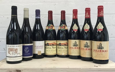 Lot 15 - 8 Bottles Mixed Lot Classic Domaine Crus Beaujolais