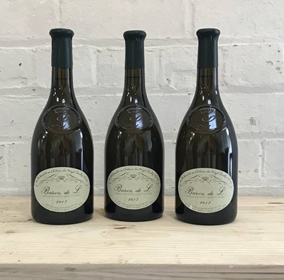 Lot 39 - 3 Bottles Baron de ‘L’ de Ladoucette Pouilly Fume 2017