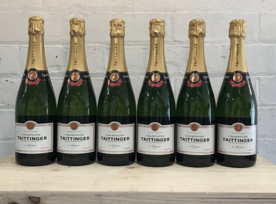 Lot 60 - 6 Bottles Champagne Taittinger Brut Reserve