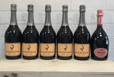Lot 61 - 6 Bottles Mixed Lot Champagne Brut Rose