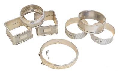 Lot 97 - A selection of silver