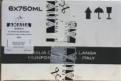 Lot 78 - 6 Bottles Barolo ‘Le Coste di Montforte’ Amalia Cascina 2015