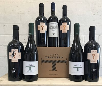 Lot 81 - 12 Bottles Mixed Lot ‘Ribolla Gialla’, Pinot Grigio, Primitivo and Ciro Rosso