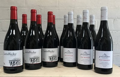 Lot 87 - 12 Bottles Mixed Lot Gianni Tessari Tai Rosso and Castelfeder Pinot Nero