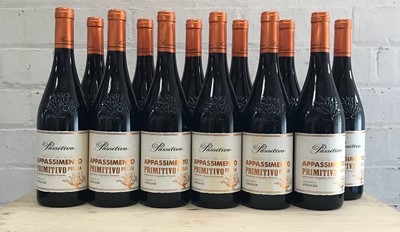 Lot 89 - 12 Bottles Passitivo Appassimento Primitivo Cantine Paulo Leo IGT Puglia 2019