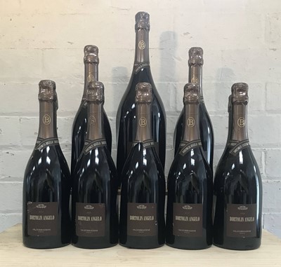 Lot 95 - 10 Bottles including 1 Magnum bottle Finest Prosecco di Valdobiaddene Angelo Bortolin