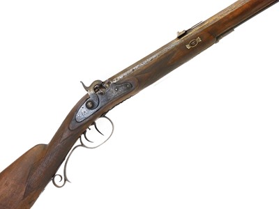 Lot 31 - Sauer percussion Jaeger rifle