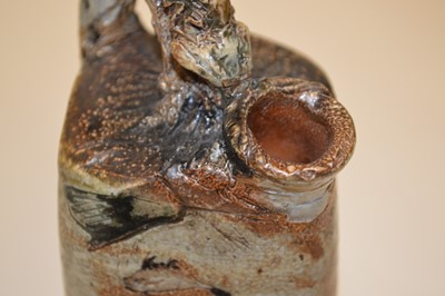 Lot 73 - Martin Brothers Fish Flask