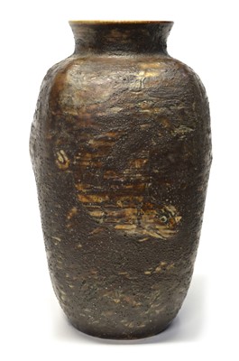 Lot 72 - Martin Brothers vase with grotesque fish decoration
