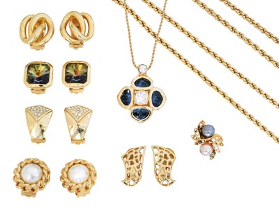 Lot 99 - A selection of Christian Dior costume jewellery