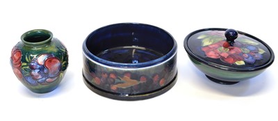 Lot 80 - Three pieces of mid 20th Century Moorcroft Pottery