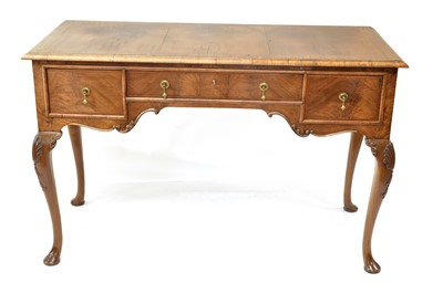 Lot 280 - Early 20th-century walnut side table