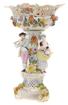 Lot 127 - Dresden table centerpiece