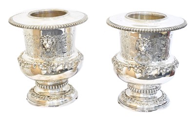 Lot 96 - A pair of Elizabeth II wine coolers by Garrard