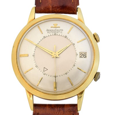 Lot 195 - An 18ct gold Jaeger LeCoultre Memovox wristwatch
