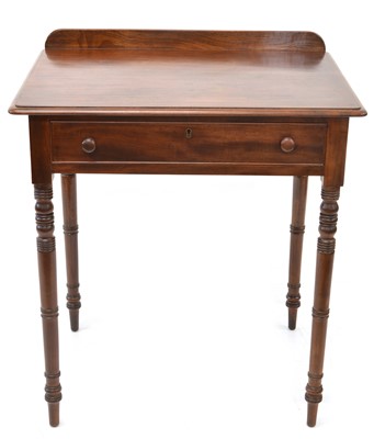 Lot 266 - Mahogany side table