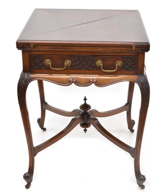 Lot 273 - Edwardian envelope table