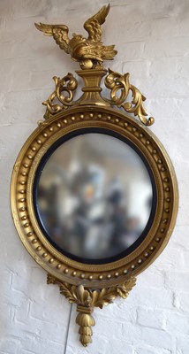 Lot 239 - Mid-19th-century Regency mirror.