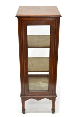 Lot 313 - Edwardian display cabinet