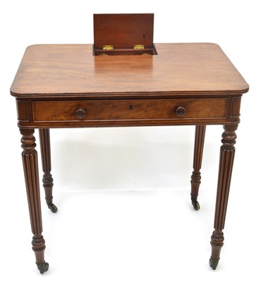 Lot 277 - Mahogany writing desk